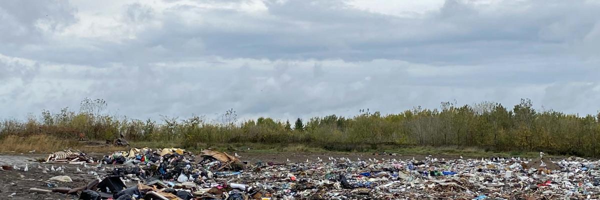 new landfill pile