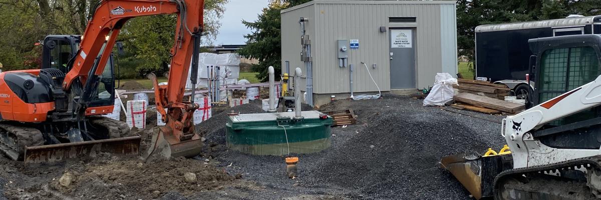 new sewage pump
