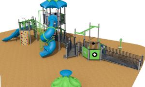 Hallville Park Play Structure Image 1 