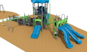 Hallville Park Play Structure Image 2
