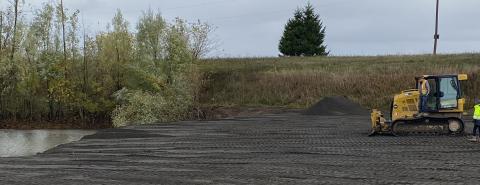 Site preparation for well