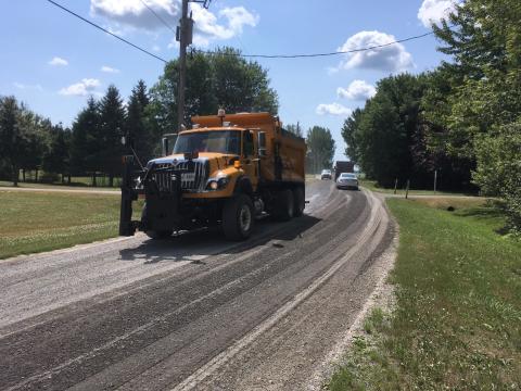 gravel road